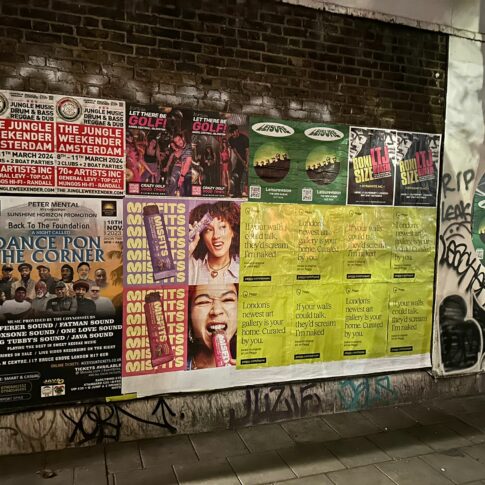 Wild poster Advertising in London UK
