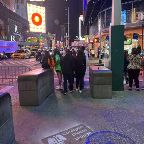 Sidewalk Guerrilla Marketing NYC
